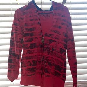 Abbey dawn skull zip up (2009)